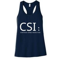 Csi Certified Spine Inspector Womens Tank Top