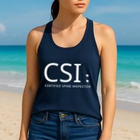 Csi Certified Spine Inspector Womens Tank Top