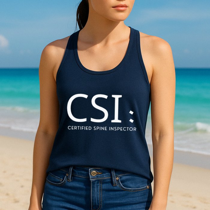Csi Certified Spine Inspector Womens Tank Top