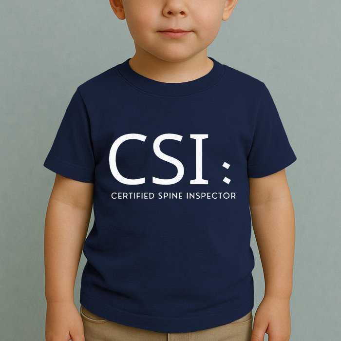 Csi Certified Spine Inspector Toddler T-Shirt