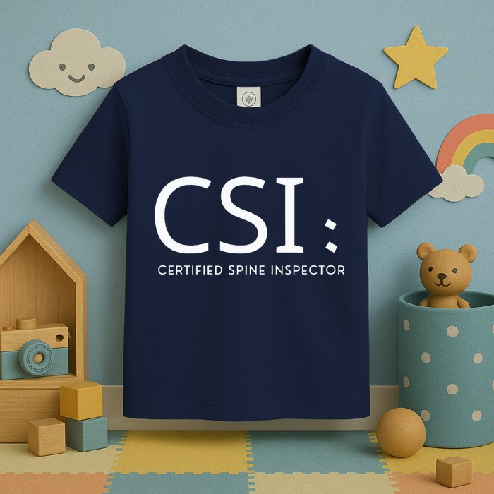 Csi Certified Spine Inspector Toddler T-Shirt