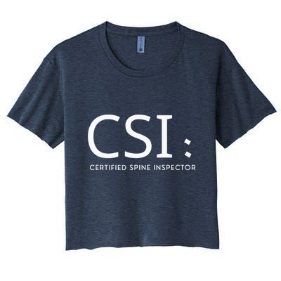 Csi Certified Spine Inspector Crop Top