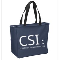 Csi Certified Spine Inspector Zip Tote Bag
