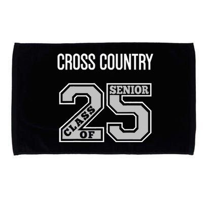 Cross Country Senior Class Of 2025 Xc Class 25 Team Swag Microfiber Hand Towel