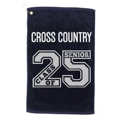 Cross Country Senior Class Of 2025 Xc Class 25 Team Swag Platinum Collection Golf Towel