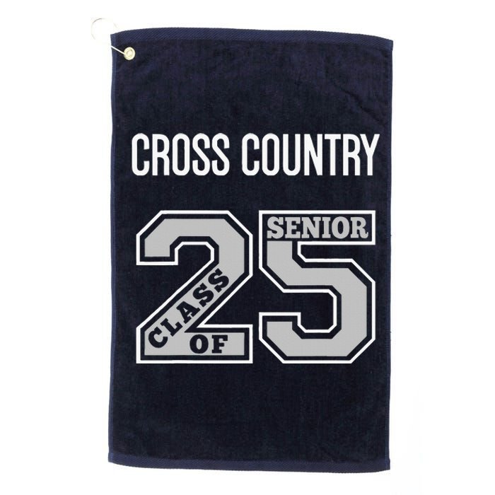 Cross Country Senior Class Of 2025 Xc Class 25 Team Swag Platinum Collection Golf Towel