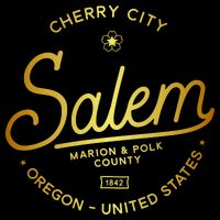 Cherry City Salem Oregon Marion & Polk County 1842 Cooling Performance Crew T-Shirt