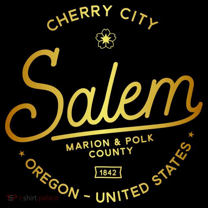 Cherry City Salem Oregon Marion & Polk County 1842 Premium T-Shirt