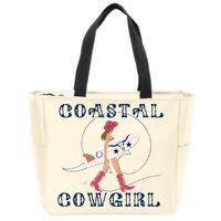 Coastal Cowgirl Surf Beach Zip Tote Bag