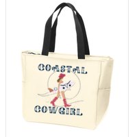 Coastal Cowgirl Surf Beach Zip Tote Bag