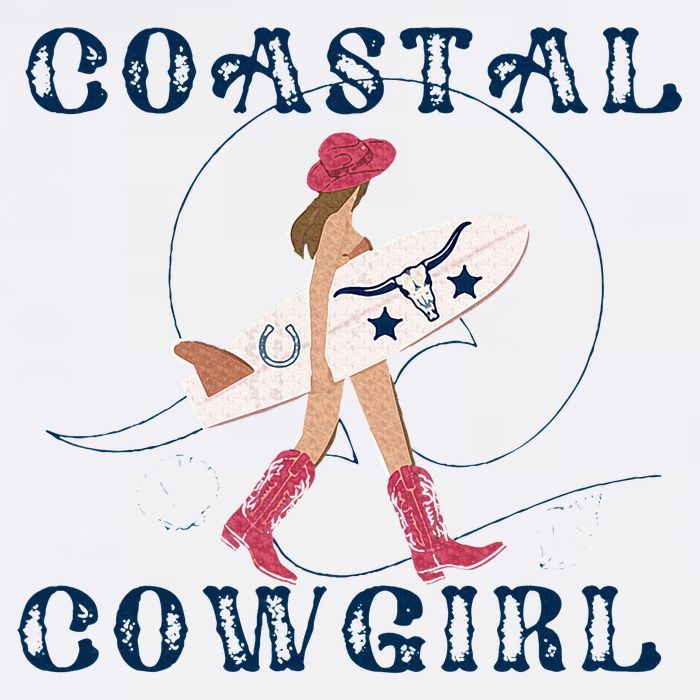 Coastal Cowgirl Surf Beach Cool Comfort Performance Bucket Hat