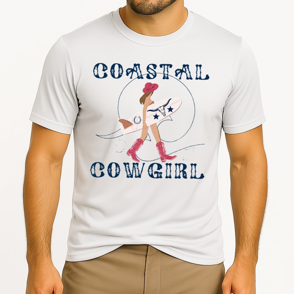 Coastal Cowgirl Surf Beach Performance Shirt