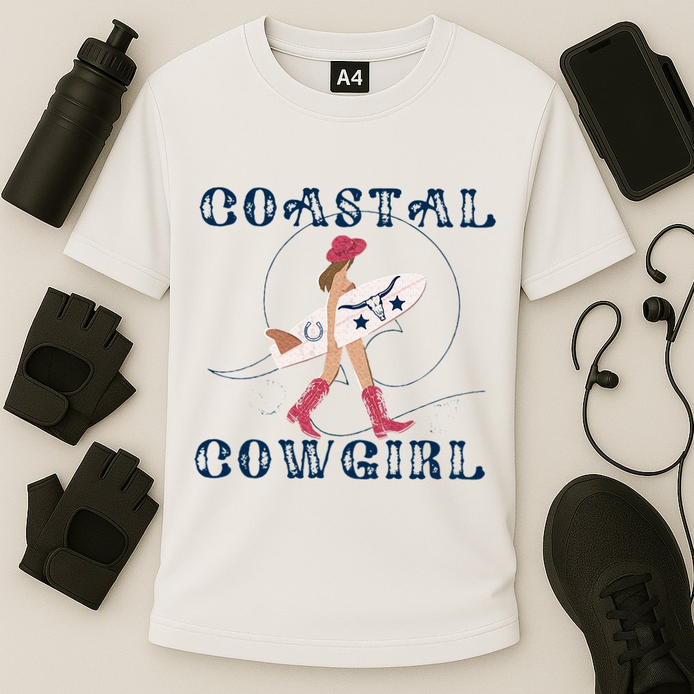 Coastal Cowgirl Surf Beach Performance Shirt