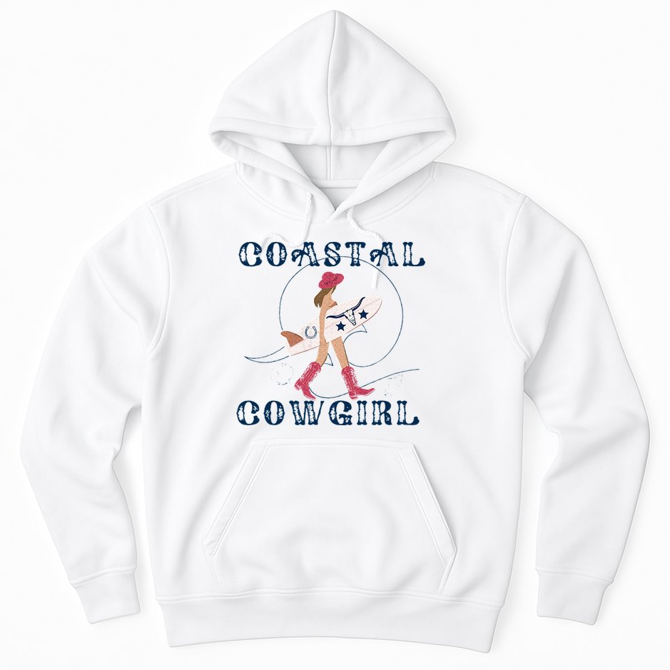Coastal Cowgirl Surf Beach Hoodie
