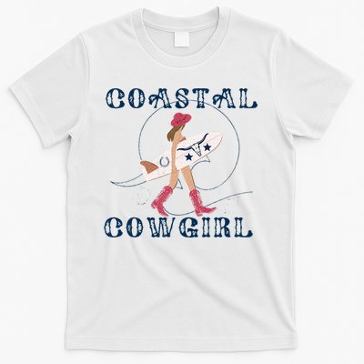 Coastal Cowgirl Surf Beach T-Shirt