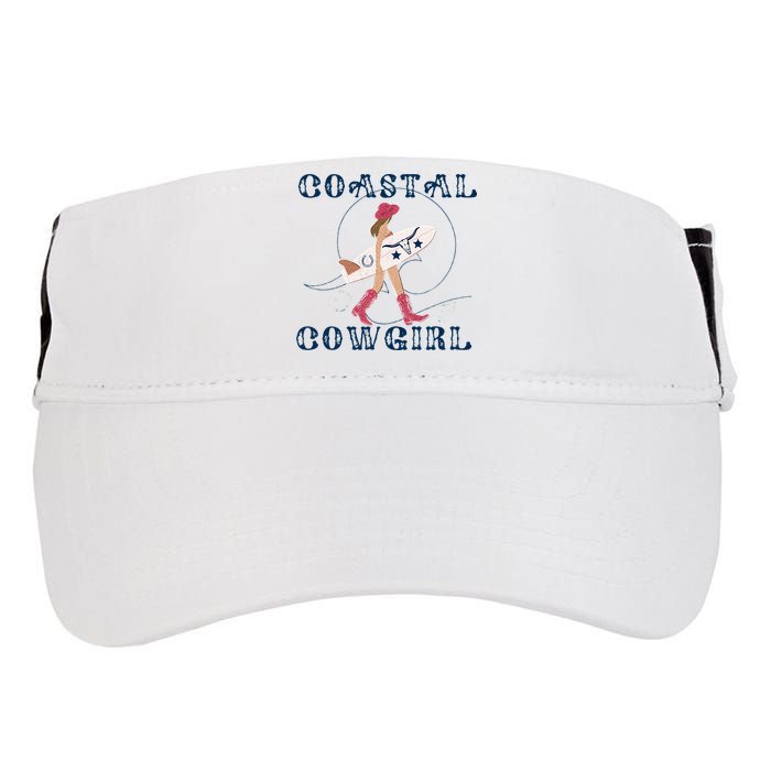 Coastal Cowgirl Surf Beach Adult Drive Performance Visor