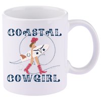 Coastal Cowgirl Surf Beach 11oz C Handle Ceramic Mug