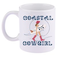Coastal Cowgirl Surf Beach 11oz C Handle Ceramic Mug