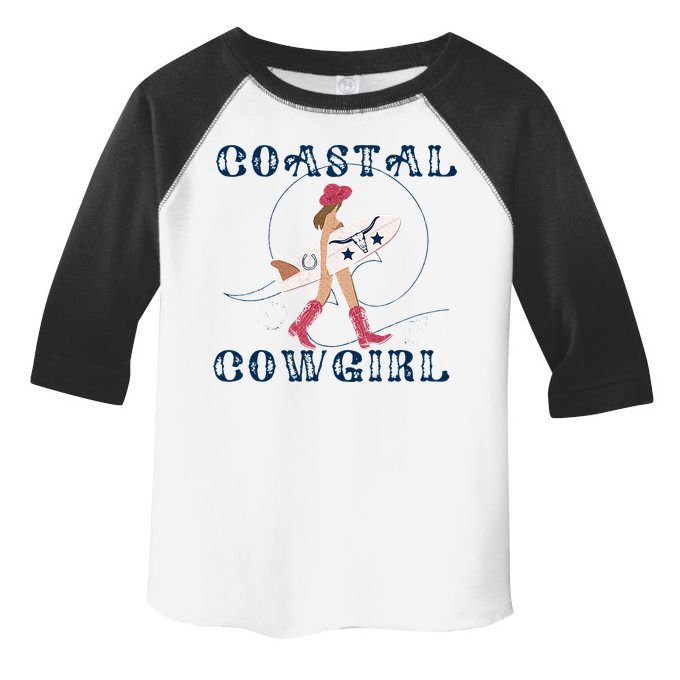 Coastal Cowgirl Surf Beach Toddler Fine Jersey T-Shirt