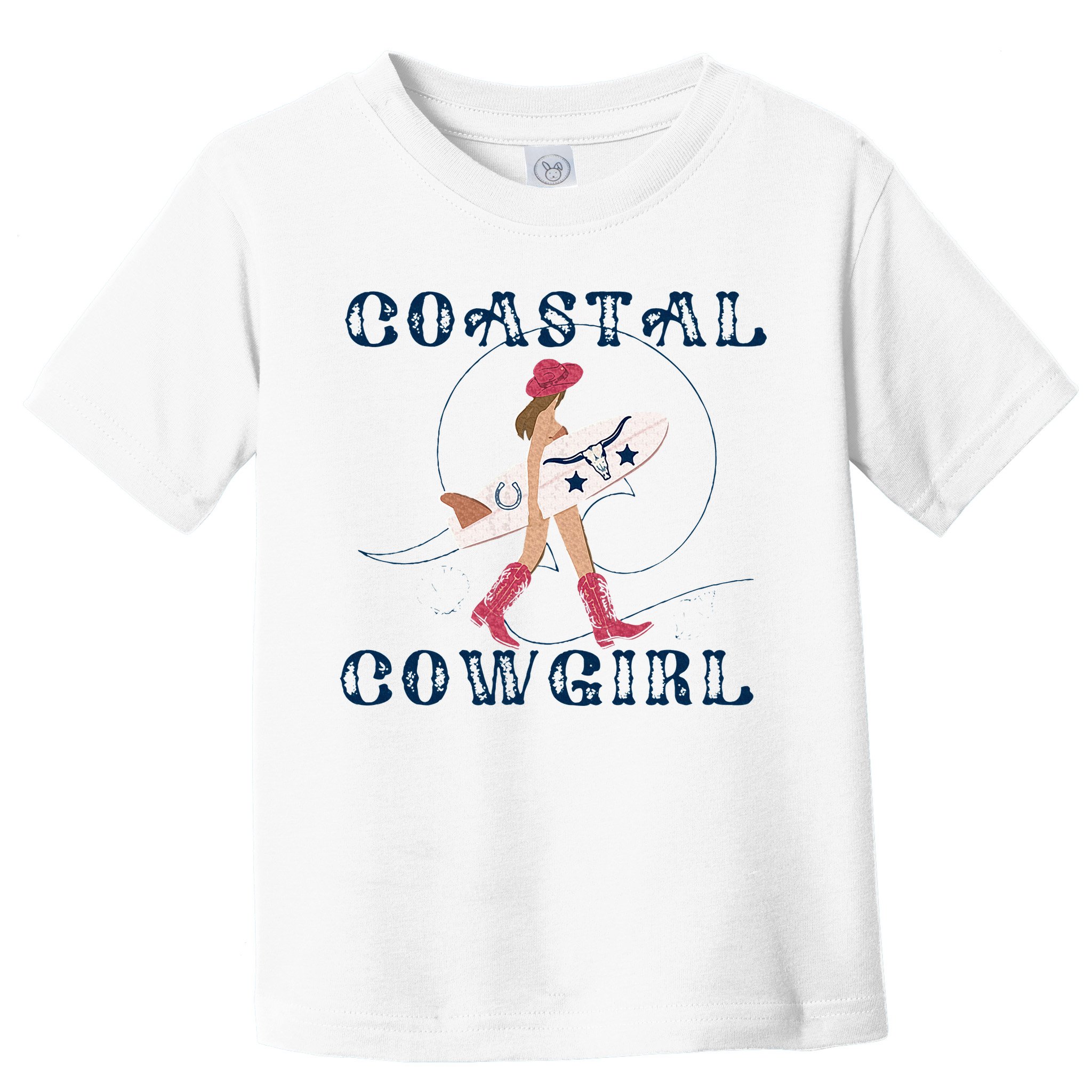 Coastal Cowgirl Surf Beach Toddler T-Shirt