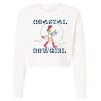 Coastal Cowgirl Surf Beach Cropped Pullover Crew