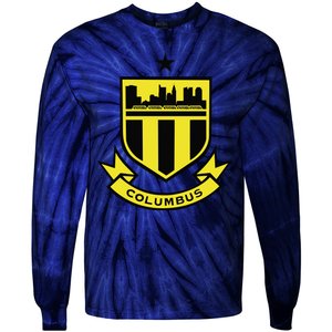 Cool Columbus Soccer Team Tie-Dye Long Sleeve Shirt