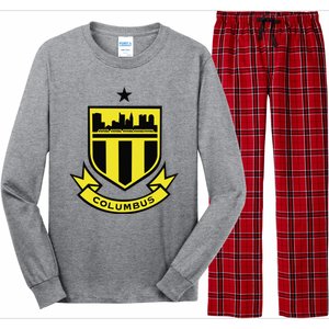 Cool Columbus Soccer Team Long Sleeve Pajama Set