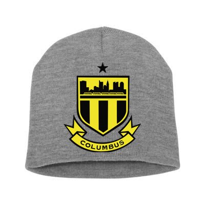 Cool Columbus Soccer Team Short Acrylic Beanie