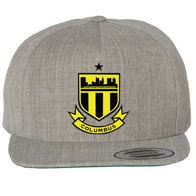 Cool Columbus Soccer Team Wool Snapback Cap