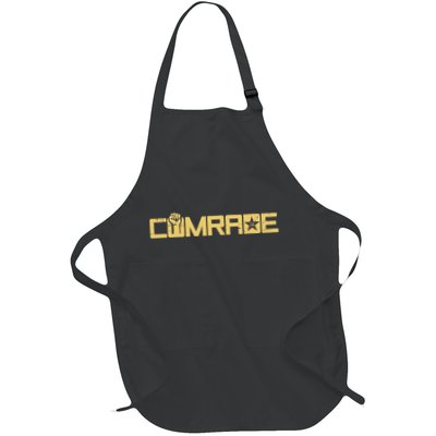 Comrade Communist Socialist Workers Communism Full-Length Apron With Pockets