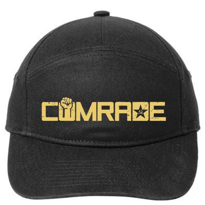 Comrade Communist Socialist Workers Communism 7-Panel Snapback Hat