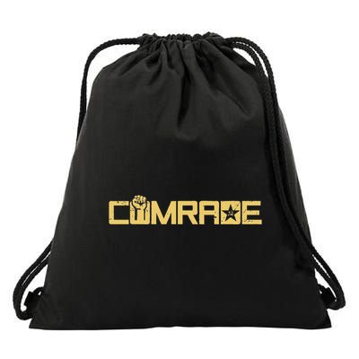 Comrade Communist Socialist Workers Communism Drawstring Bag