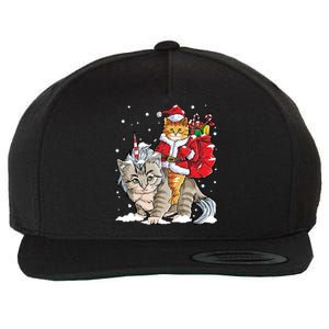 Cat Christmas Santa Caticorn Unicorn Meowy Catmas Xmas Great Gift Wool Snapback Cap