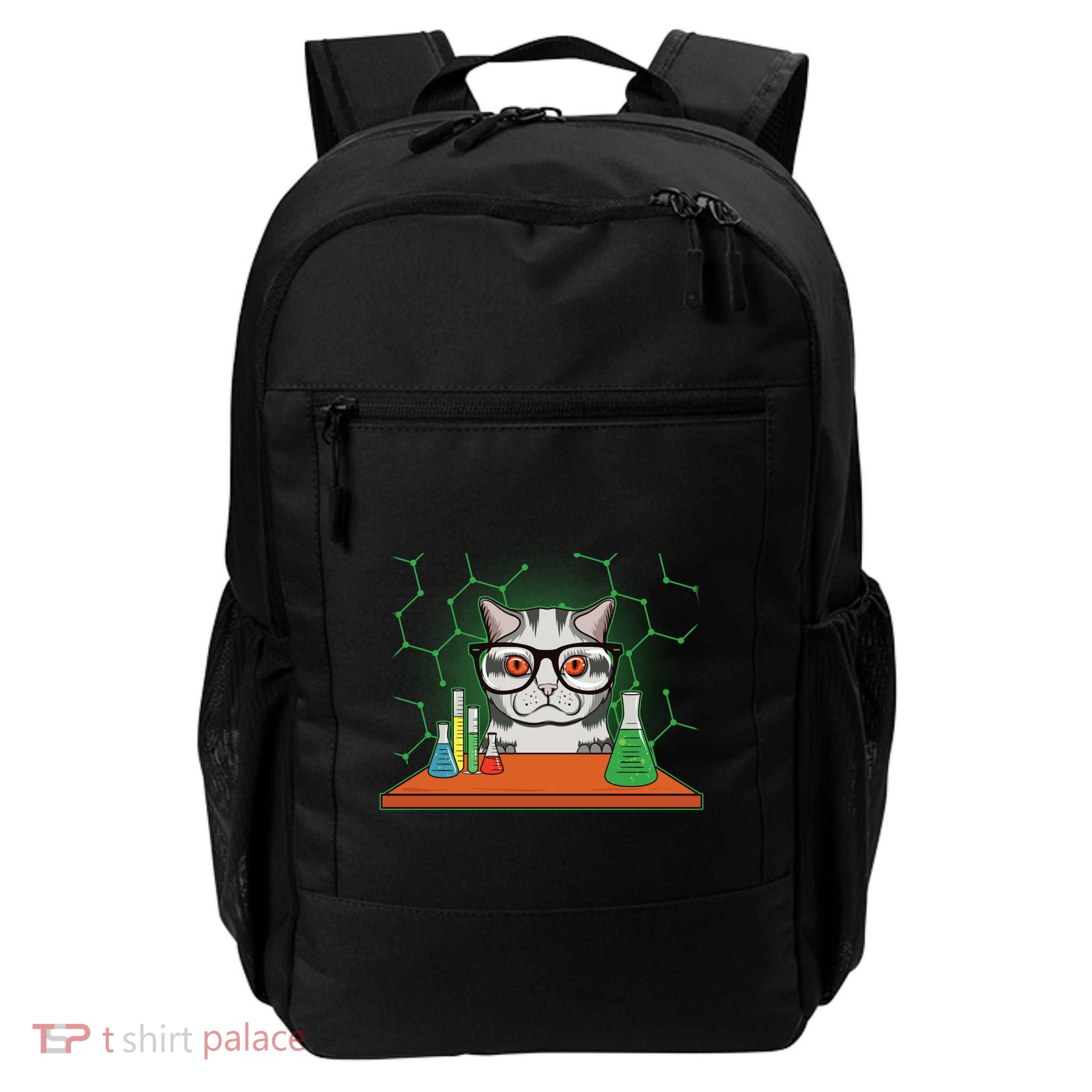 Chemistry Cat Science Teacher Gift Daily Commute Backpack