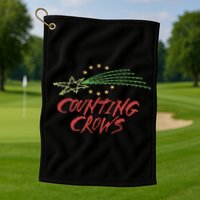 Counting Crows Shooting Star Golf Towel