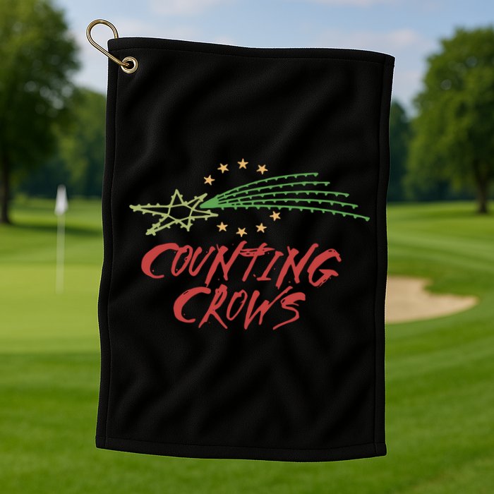 Counting Crows Shooting Star Golf Towel