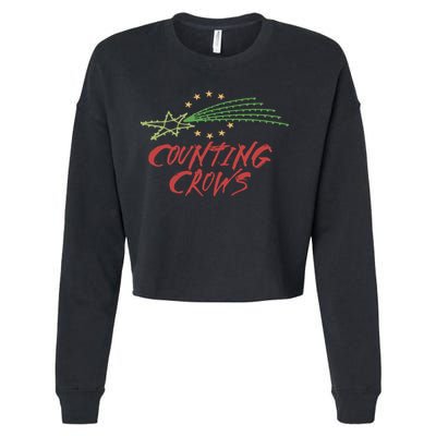Counting Crows Shooting Star Cropped Pullover Crew