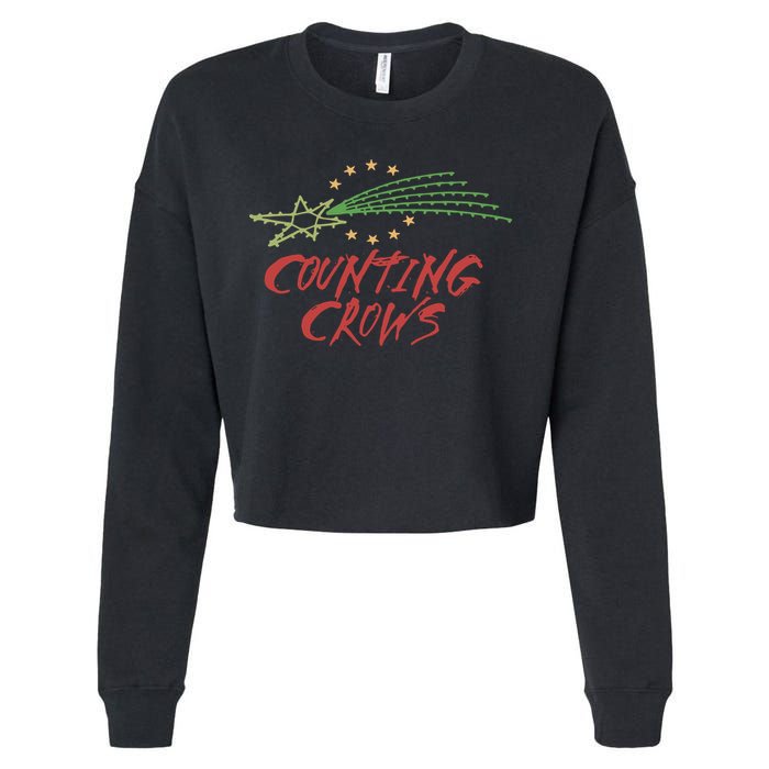 Counting Crows Shooting Star Cropped Pullover Crew