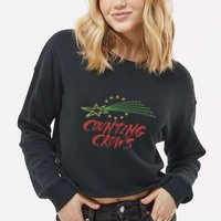 Counting Crows Shooting Star Cropped Pullover Crew
