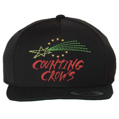 Counting Crows Shooting Star Wool Snapback Cap