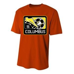 Cool Columbus Sc 96 Soccer Cleats Ball Performance Sprint T-Shirt