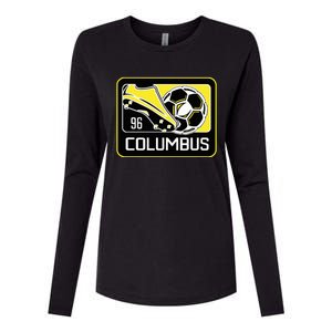 Cool Columbus Sc 96 Soccer Cleats Ball Womens Cotton Relaxed Long Sleeve T-Shirt