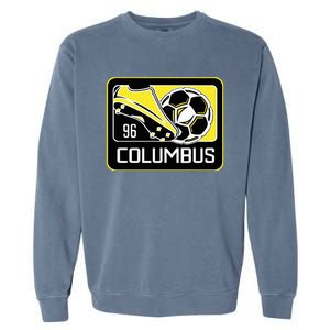 Cool Columbus Sc 96 Soccer Cleats Ball Garment-Dyed Sweatshirt