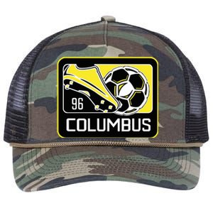 Cool Columbus Sc 96 Soccer Cleats Ball Retro Rope Trucker Hat Cap