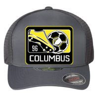 Cool Columbus Sc 96 Soccer Cleats Ball Flexfit Unipanel Trucker Cap