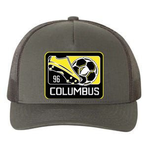 Cool Columbus Sc 96 Soccer Cleats Ball Yupoong Adult 5-Panel Trucker Hat