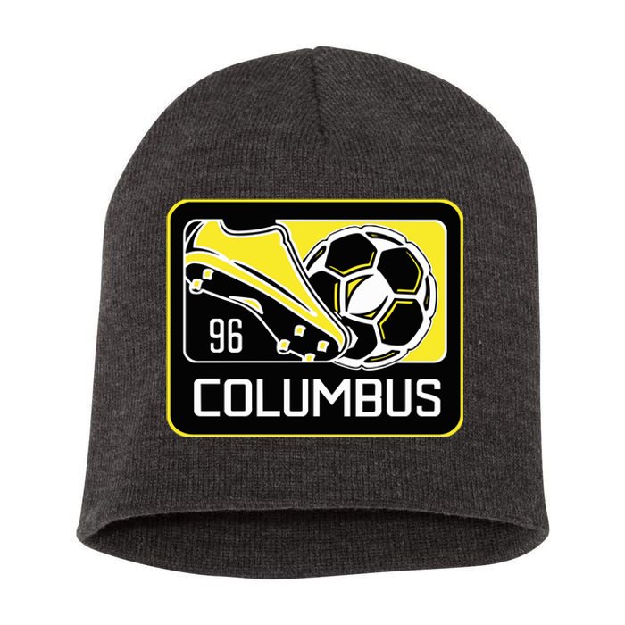 Cool Columbus Sc 96 Soccer Cleats Ball Short Acrylic Beanie