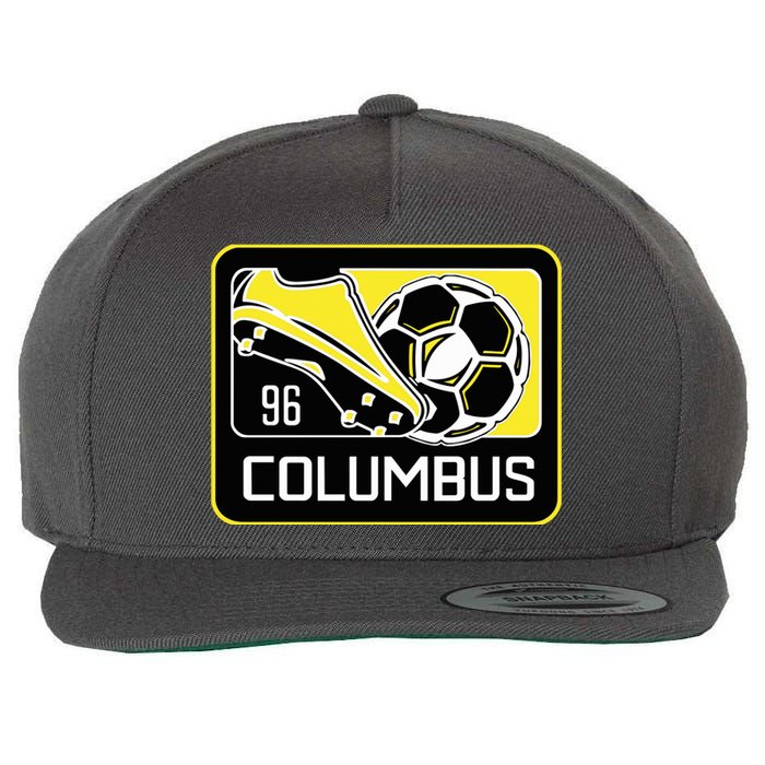 Cool Columbus Sc 96 Soccer Cleats Ball Wool Snapback Cap