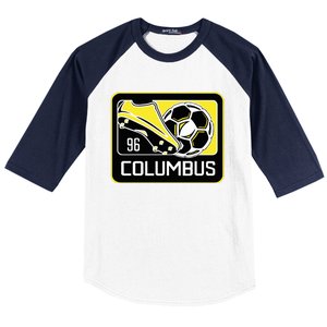 Cool Columbus Sc 96 Soccer Cleats Ball Baseball Sleeve Shirt