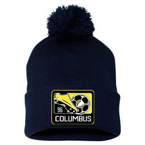 Cool Columbus Sc 96 Soccer Cleats Ball Pom Pom 12in Knit Beanie